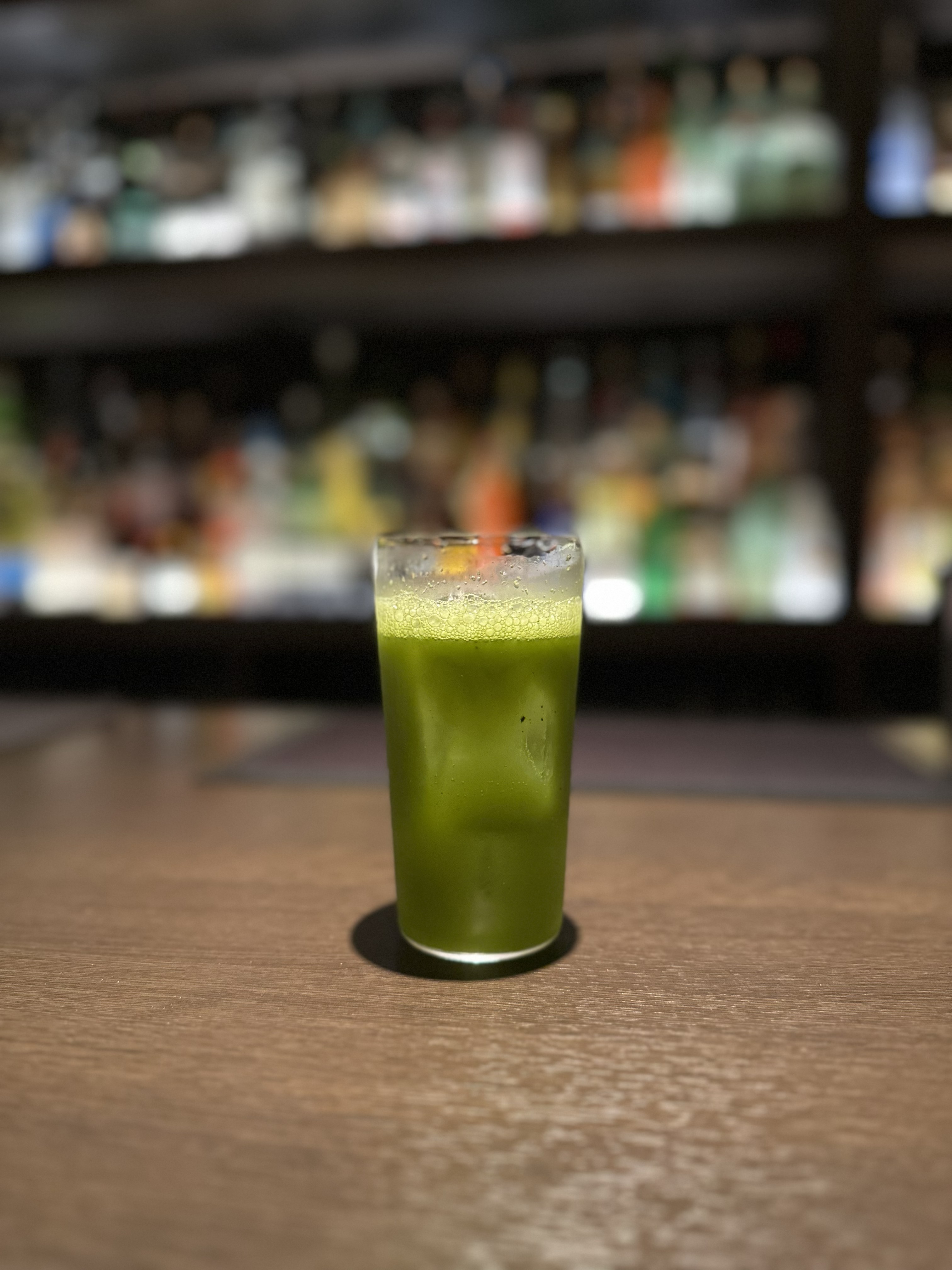 抹茶のジントニック
